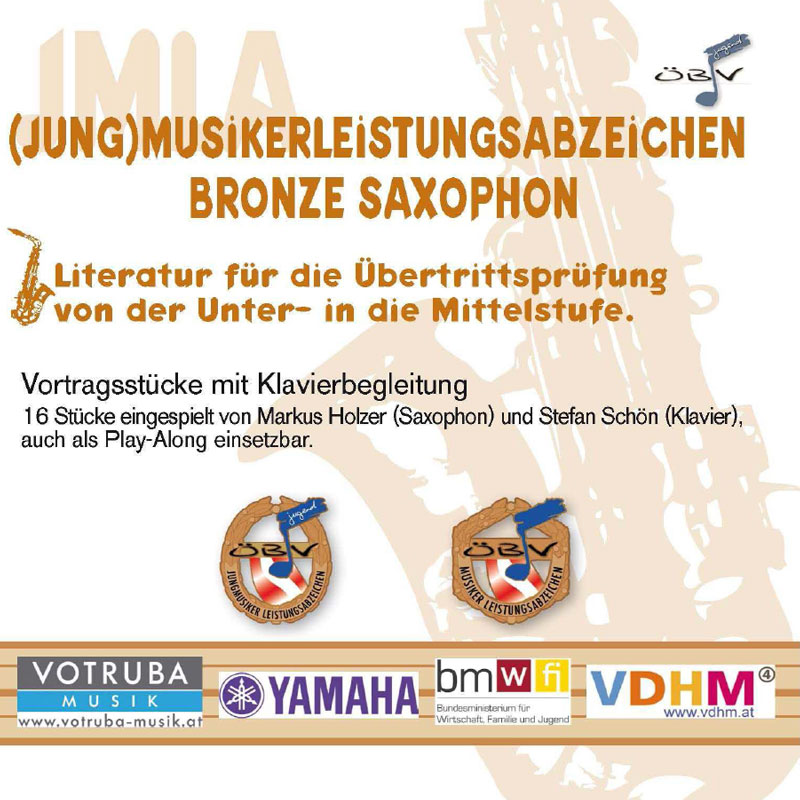 Markus Holzer, Stefan Schön: Saxophon und Klavier – Literatur für die Übertrittsprüfung